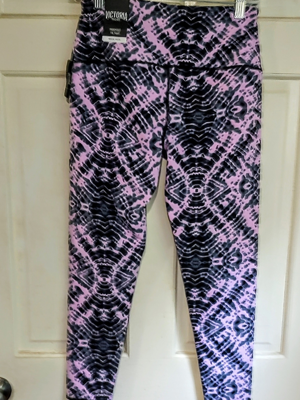 Victoria's Secret Pink and Black Tie-Dye Leggings for Kids